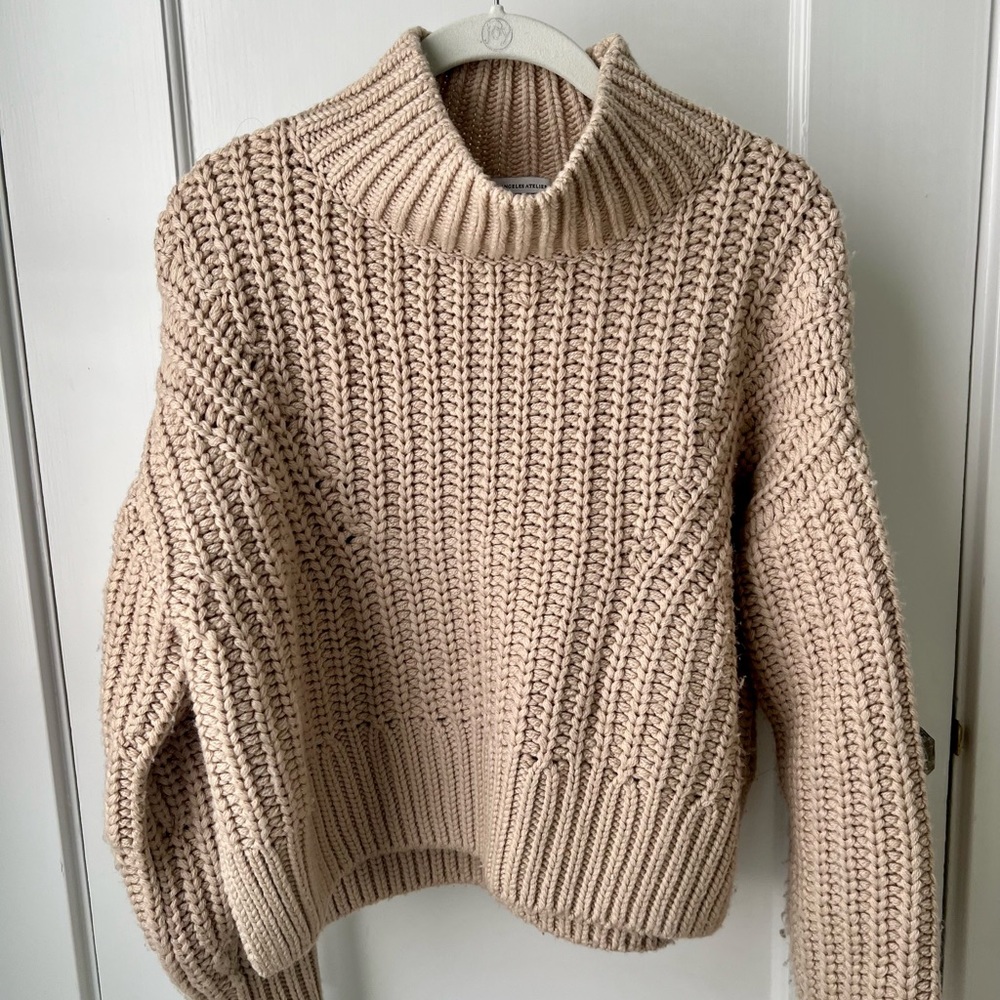 & Other Stories Heavy Knit Turtleneck Sweater